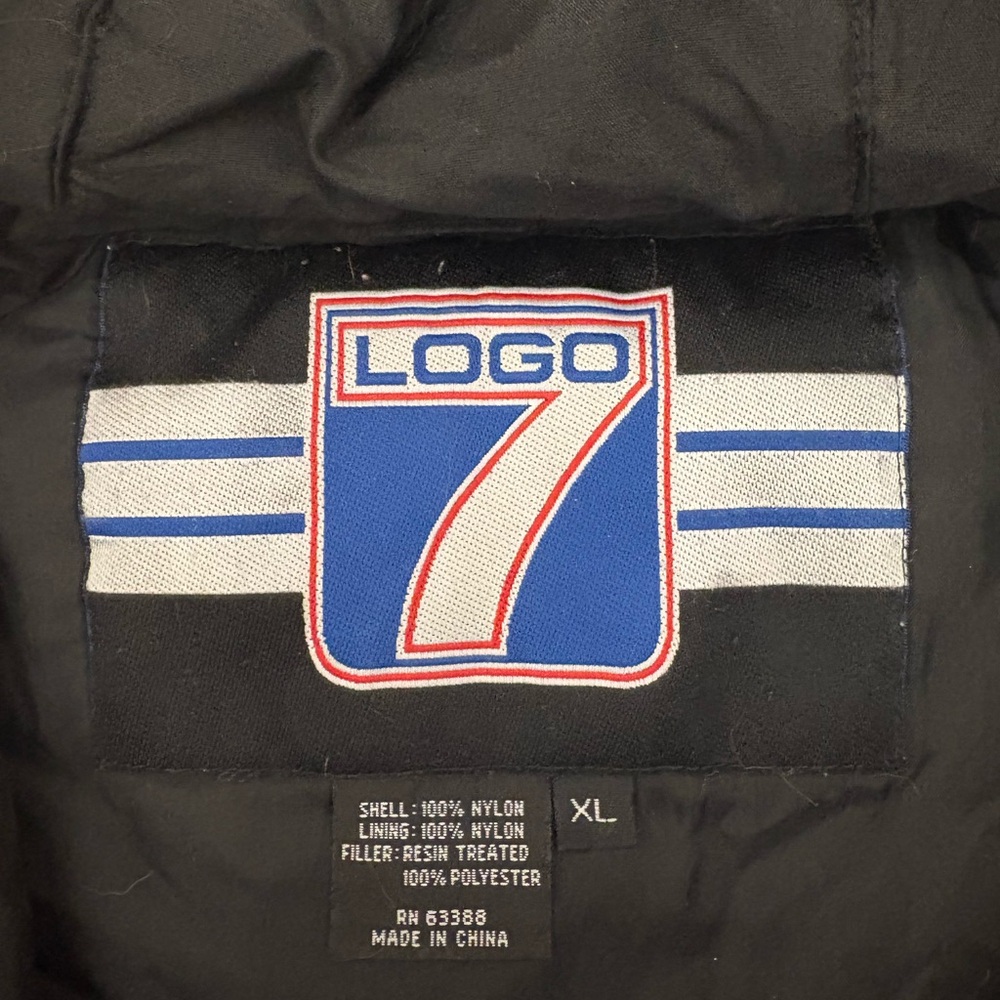 Vintage 90s Logo 7 Boston Bruins NHL Full Zip Hooded Jacket - Picture 9 of 11